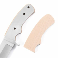 *Drop Point Hunter - Full Tang - DIY Blade Kit W/Curly Maple Scales (pre-machined) -Knife Kits Sales Shop aa21fea5 7d69 42cb 9bd1 9c4bd76c0bf1