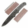 *Bodyguard Knife Kit - (USA Damascus) - DIY Blade Kit W/Walnut Scales -Knife Kits Sales Shop ad0023blp rsk walnut 1 1500