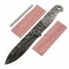 *Big Sky Knife Kit - (USA Damascus) - DIY Blade Kit W/Bubinga Scales 1 *Big Sky Knife Kit - (USA Damascus) - DIY Blade Kit W/Bubinga Scales -Knife Kits Sales Shop ad0054blp rsk bubinga 1 1500