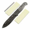 *Big Sky Knife Kit - (USA Damascus) - DIY Blade Kit W/Yellowheart Scales -Knife Kits Sales Shop ad0054blp rsk yellowheart 1 1500