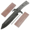 *Alien Hunter Knife Kit - (USA Damascus) - DIY Blade Kit W/Walnut Scales -Knife Kits Sales Shop ad0072blp walnut 1 1500