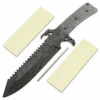 *Alien Hunter Knife Kit - (USA Damascus) - DIY Blade Kit W/Yellowheart Scales -Knife Kits Sales Shop ad0072blp yellowheart 1 1500