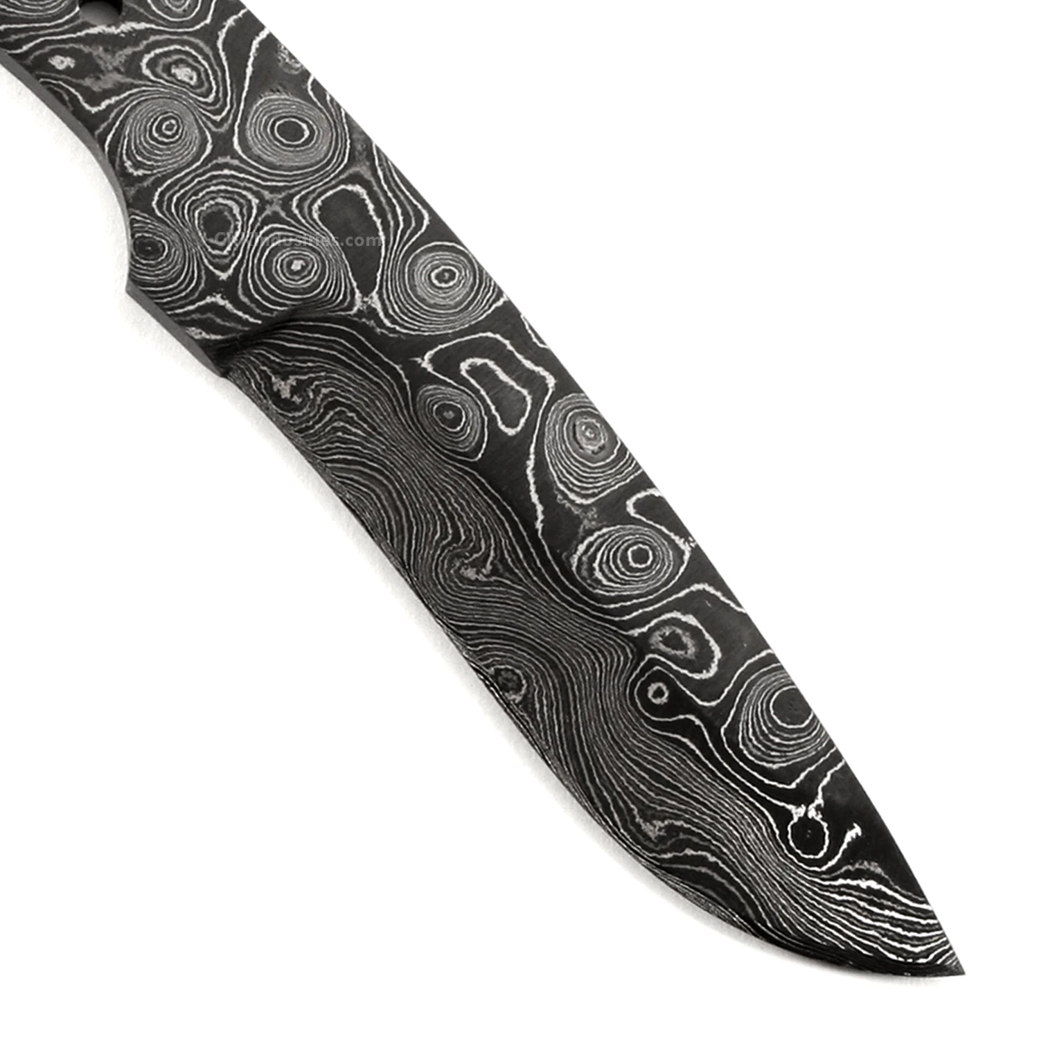 Rover Knife Kit - (USA Damascus) - DIY Blade Kit W/Curly Maple Scales 4 Rover Knife Kit - (USA Damascus) - DIY Blade Kit W/Curly Maple Scales - Image 2