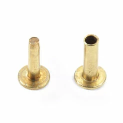 Cutlery Rivets With Step Drill Combo Kit - (.312HD X .155 SD X .520 OAL) - (Brass) -Knife Kits Sales Shop bcr516 5 2 1500