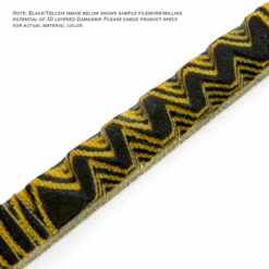 Damagrip™ - Scales - Canvas - 3D Layered - Red/White Stripe - (6.0 X 1.50 X .240) -Knife Kits Sales Shop dg lay bk ylw 4 600 27