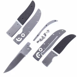 Knife Kits Sales Shop 25 *GL66 Locking Liner Knife Kit W/Carbon Fiber Handle Scales