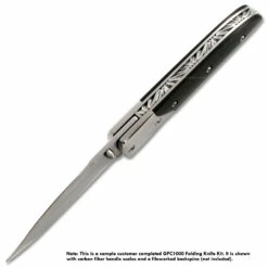 *GPC-1000 - "Gent's Pocket Knife" - Liner Lock - USA Design - (Folding Knife Parts Kit) -Knife Kits Sales Shop gpc sample 2 1500