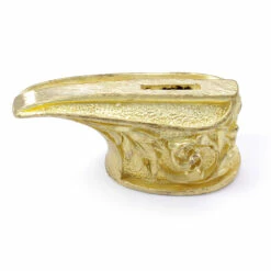 Guard - Floral Scroll - (1.99 X .795 X .980) - [0.51 X 0.055 Slot] - Brass