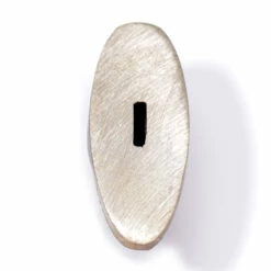 Guard - Dagger - (2.45 X .795 X .530) - [0.085 X 0.5 Slot] - Nickel Silver -Knife Kits Sales Shop guard a144n 3 1500