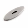 Guard - Oval - (2.925 X 1.125 X .170) - [.640 X .240 Slot] - Stainless - (Harvey Dean Design) -Knife Kits Sales Shop hdean oval guard 1 1500