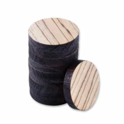 Stack Handle Spacers - Zebrawood - (1.5 X 0.25) - (10 Pack)