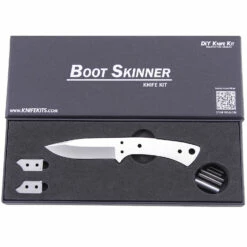 *Boot Skinner - DIY Blade Kit W/Katalox Scales -Knife Kits Sales Shop kk465bl box open 1500 7