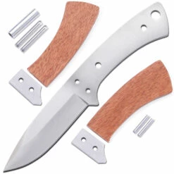 *Boot Skinner - DIY Knife Kit W/Bloodwood Handle Scales (pre-machined)