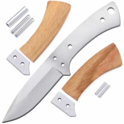 *Boot Skinner - DIY Knife Kit W/Canarywood Handle Scales (pre-machined)
