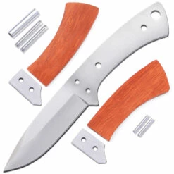 *Boot Skinner - DIY Knife Kit W/Padauk Handle Scales (pre-machined)
