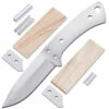 *Boot Skinner - DIY Blade Kit W/Curly Maple Scales -Knife Kits Sales Shop kk465bl rsk canarywd 1 1500