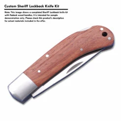 **Sheriff Lockback - Folding Knife Kit - Parts Kit Only -Knife Kits Sales Shop kklb258 samples 3 1500 3