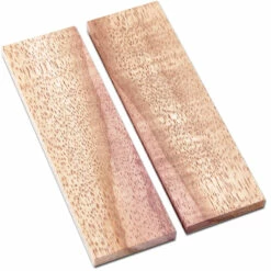 Curly Koa - Handle Scale Set - (Natural) - (5.0 X 1.5 X 0.25)