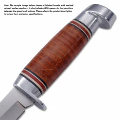 Water Buffalo Handle Washers - Oval - (1.30 X 1.00 X .125) - (Antique Chocolate)(100 Pack) -Knife Kits Sales Shop leather washers sample 1 1500 12