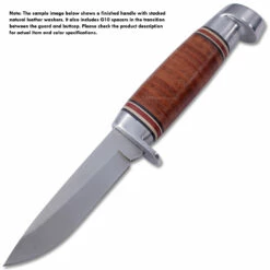 Water Buffalo Handle Washers - Oval - (1.30 X 1.00 X .125) - (Color Variety) - (140 Pack) -Knife Kits Sales Shop leather washers sample 2 1500 9