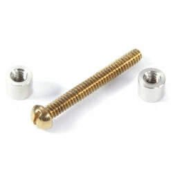 Loveless-Style Fasteners - For Handles - (.250HD X 6-32US X 1.15L) - Nickel Silver/Brass - (10 Pk) -Knife Kits Sales Shop lf 250bns 3 1500