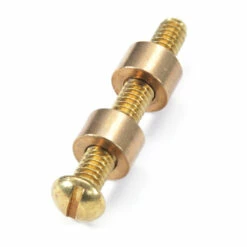 Loveless-Style Fasteners With Step Drill Combo Kit - (.312HD X 8-32US X 1.15L) - Brass/Brass -Knife Kits Sales Shop lf 516BB 1 1500 1