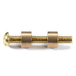 Loveless-Style Fasteners With Step Drill Combo Kit - (.312HD X 8-32US X 1.15L) - Brass/Brass -Knife Kits Sales Shop lf 516BB 2 1500 1