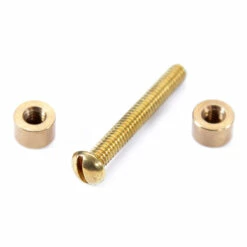 Loveless-Style Fasteners With Step Drill Combo Kit - (.312HD X 8-32US X 1.15L) - Brass/Brass -Knife Kits Sales Shop lf 516BB 3 1500 1