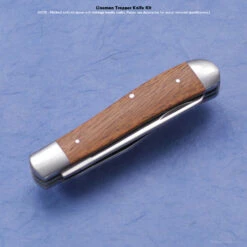 Lineman Trapper - Folding Slipjoint Knife Kit - (w/Pre-machined Padauk Handle Blanks) -Knife Kits Sales Shop lt238 sample 3 1500 3