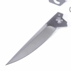 M63 Knife Kit - Dual Bearing Flipper Design - DIY Parts Kit W/Black G10 Handles -Knife Kits Sales Shop m63 bg parts 2 1500