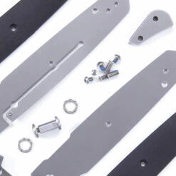 M63 Knife Kit - Dual Bearing Flipper Design - DIY Parts Kit W/Black G10 Handles -Knife Kits Sales Shop m63 bg parts 3 1500