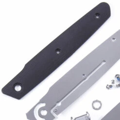 M63 Knife Kit - Dual Bearing Flipper Design - DIY Parts Kit W/Black G10 Handles -Knife Kits Sales Shop m63 bg parts 4 1500