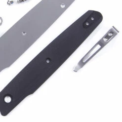 M63 Knife Kit - Dual Bearing Flipper Design - DIY Parts Kit W/Black G10 Handles -Knife Kits Sales Shop m63 bg parts 5 1500