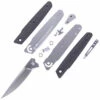 M63 Knife Kit - Dual Bearing Flipper Design - DIY Parts Kit W/Carbon Fiber Handles -Knife Kits Sales Shop m63 cf parts 1 1500