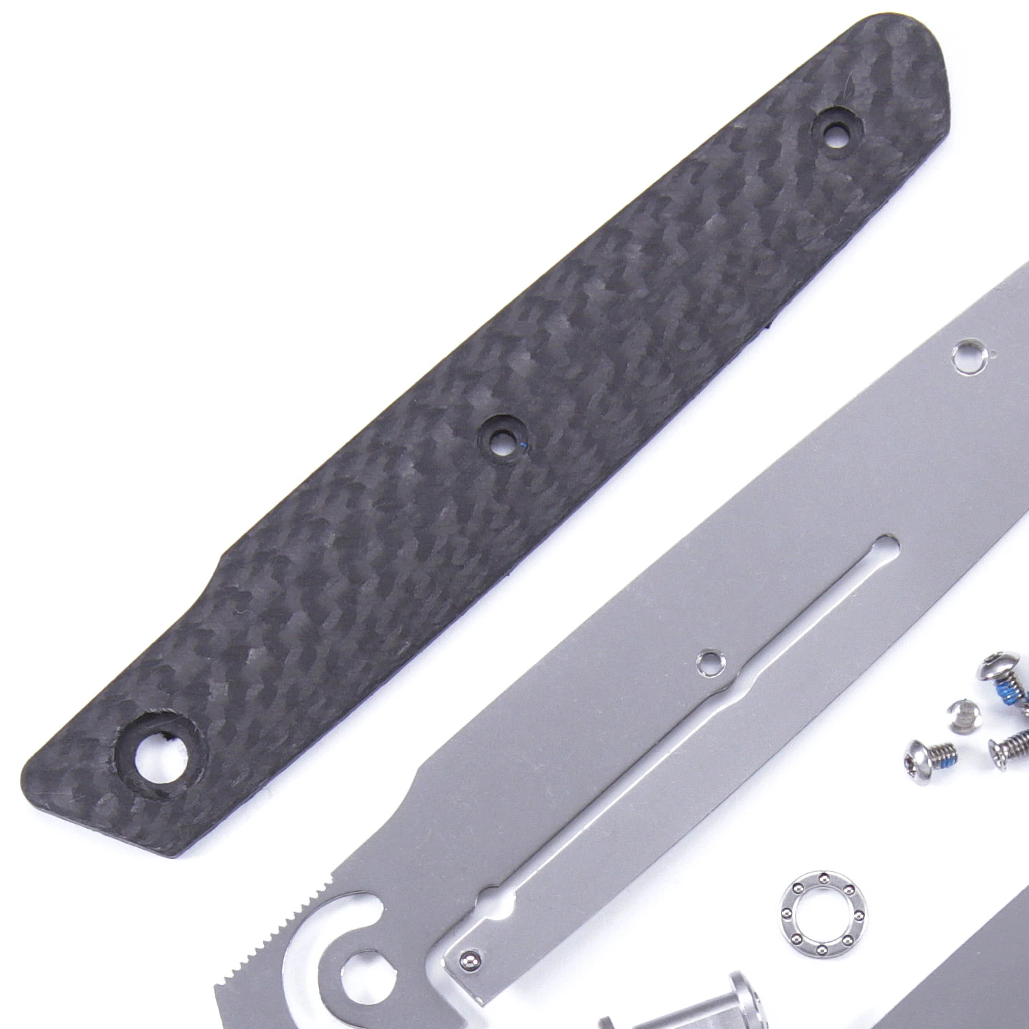 M63 Knife Kit - Dual Bearing Flipper Design - DIY Parts Kit W/Carbon Fiber Handles 5 M63 Knife Kit - Dual Bearing Flipper Design - DIY Parts Kit W/Carbon Fiber Handles - Image 3