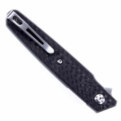 M63 Knife Kit - Dual Bearing Flipper Design - DIY Parts Kit W/Carbon Fiber Handles 21 M63 Knife Kit - Dual Bearing Flipper Design - DIY Parts Kit W/Carbon Fiber Handles -Knife Kits Sales Shop m63 cf sample 5 1500