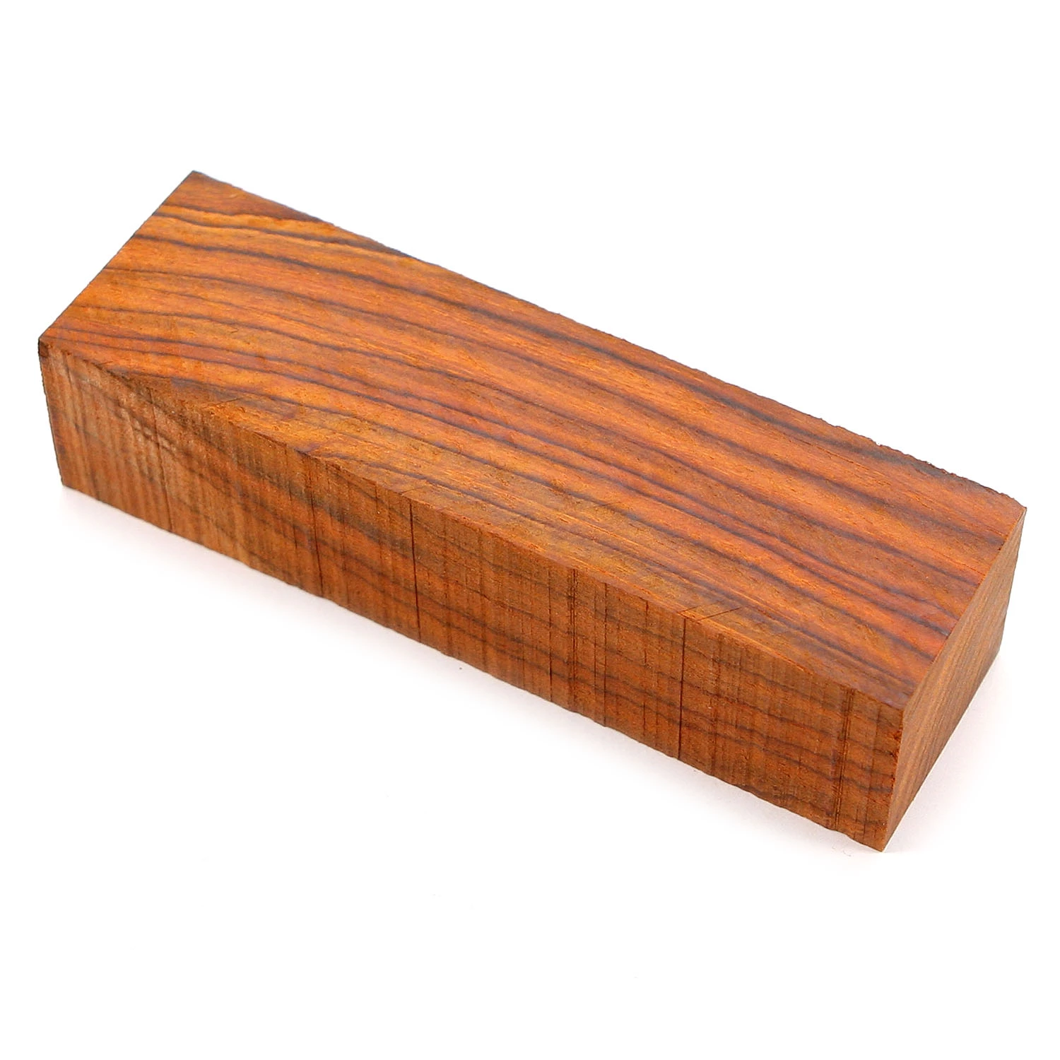 Mexican Cocobolo Wood - Handle Block - (Natural) - (5 X 1.5 X 1.25) - (Block 0521137) 3 Mexican Cocobolo Wood - Handle Block - (Natural) - (5 X 1.5 X 1.25) - (Block 0521137)