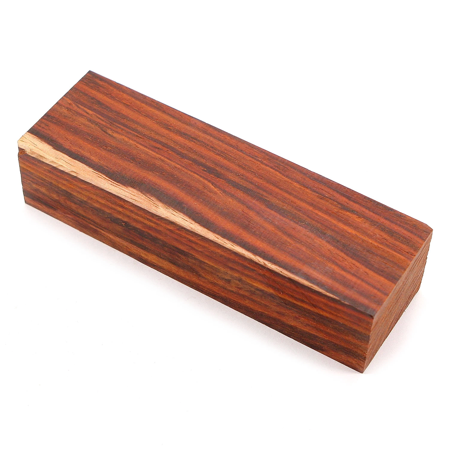 Mexican Cocobolo Wood - Handle Block - (Natural) - (5 X 1.5 X 1.25) - (Block 0521145) 3 Mexican Cocobolo Wood - Handle Block - (Natural) - (5 X 1.5 X 1.25) - (Block 0521145)