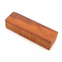 Mexican Cocobolo Wood - Handle Block - (Natural) - (5 X 1.5 X 1.25) - (Block 0521154)