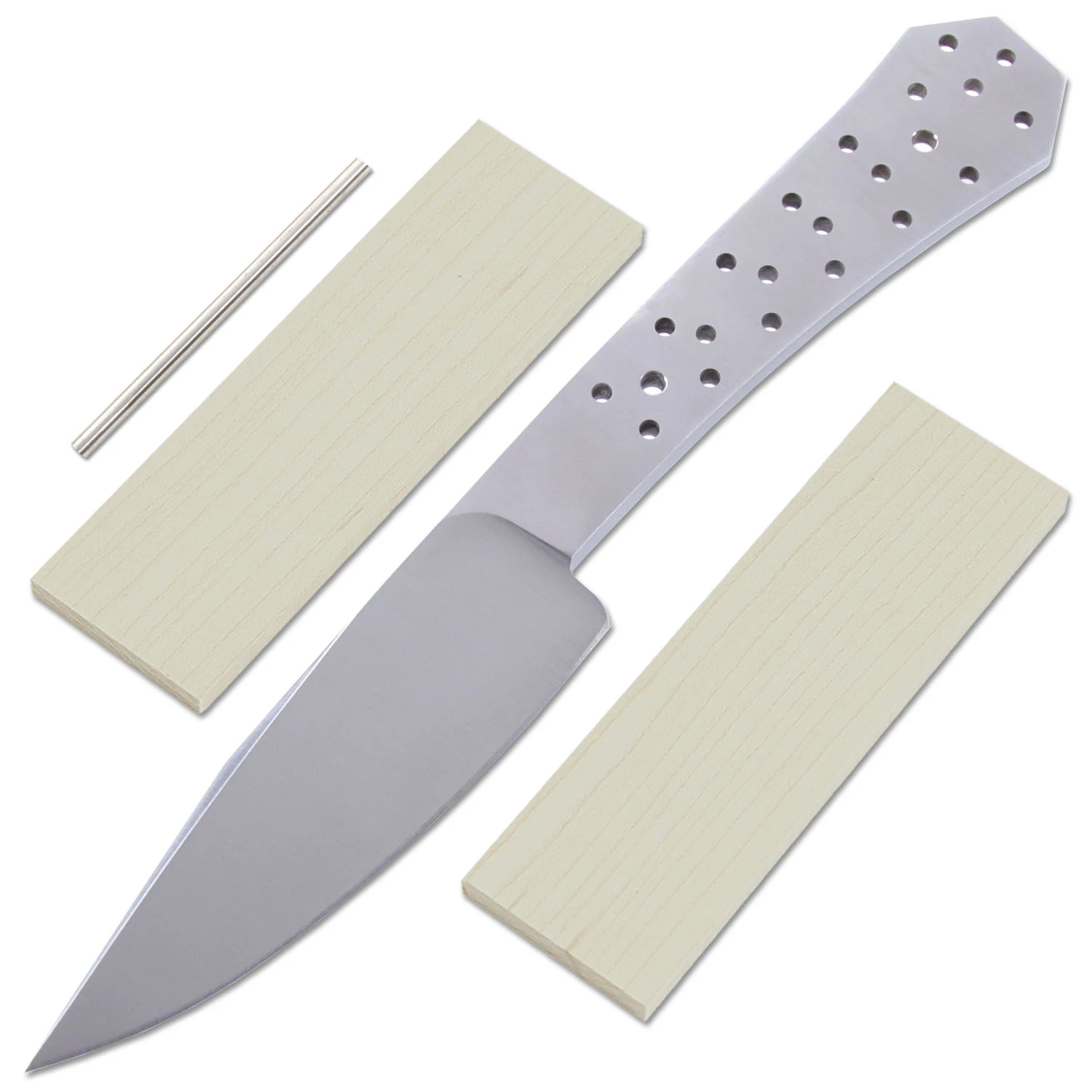 *Blue Duck - Master Series Fixed Blade Knife Kit - W/Curly Maple Handle Scales 3 *Blue Duck - Master Series Fixed Blade Knife Kit - W/Curly Maple Handle Scales