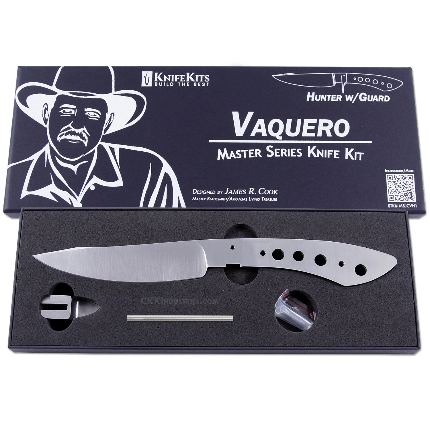 *Vaquero - Master Series Fixed Blade Knife Kit - W/Bubinga Scales 7 *Vaquero - Master Series Fixed Blade Knife Kit - W/Bubinga Scales - Image 5