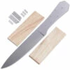 *Fisk/Black Vintage Bowie - Master Series Fixed Blade Knife Kit - W/Canarywood Scales -Knife Kits Sales Shop msjffb1 rsk canary 1 1500