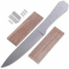 *Fisk/Black Vintage Bowie - Master Series Fixed Blade Knife Kit - W/Walnut Scales 1 *Fisk/Black Vintage Bowie - Master Series Fixed Blade Knife Kit - W/Walnut Scales -Knife Kits Sales Shop msjffb1 rsk walnut 1 1500