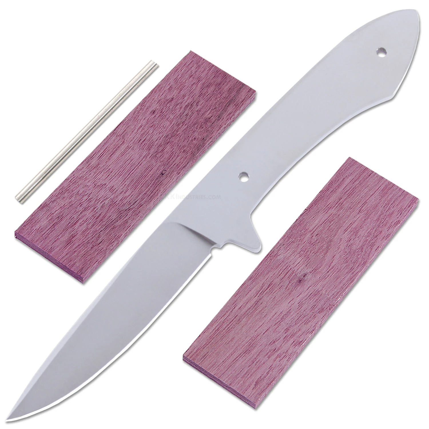 Lil Sendero - Master Series Fixed Blade - DIY Blade Kit W/Purpleheart Scales 3 Lil Sendero - Master Series Fixed Blade - DIY Blade Kit W/Purpleheart Scales
