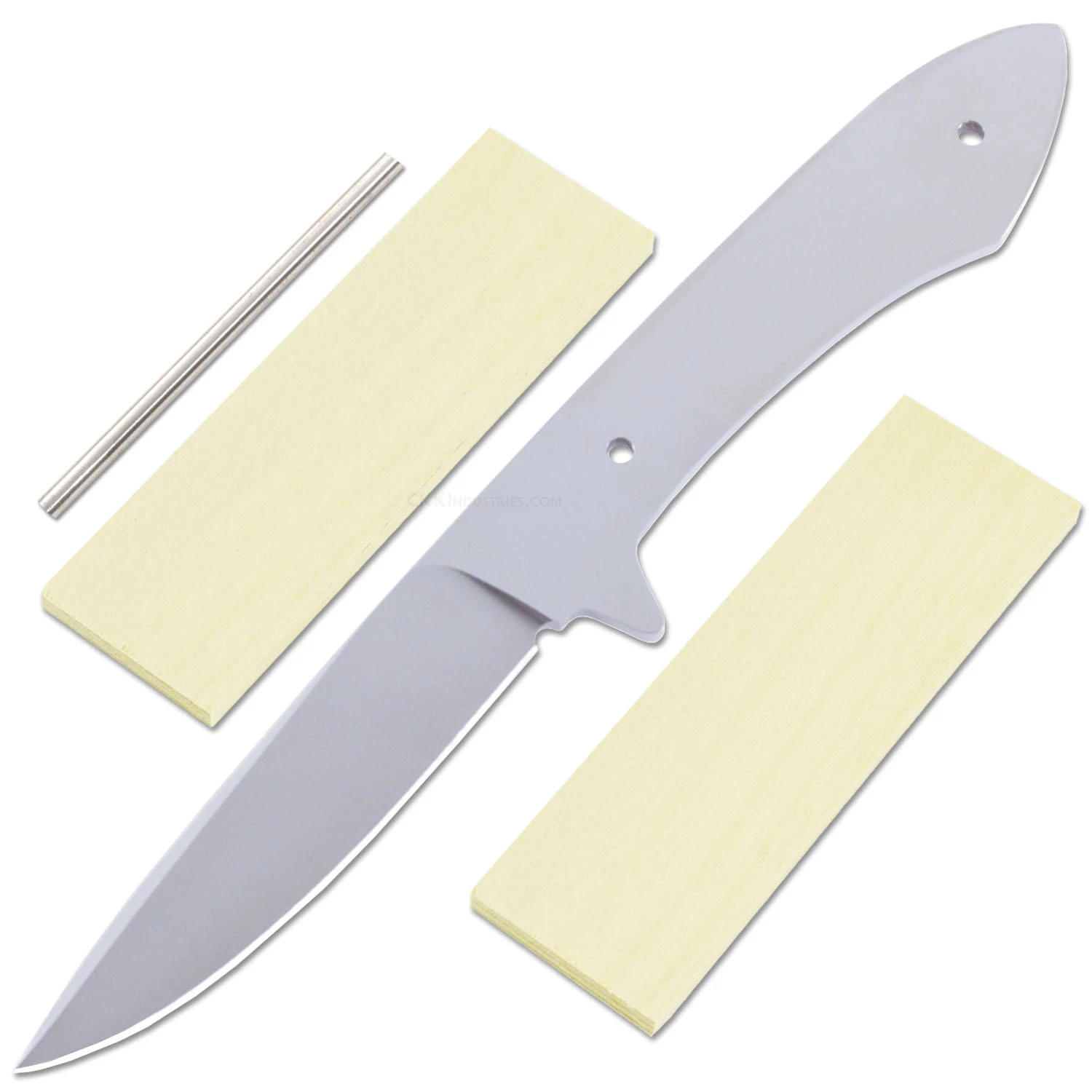 Lil Sendero - Master Series Fixed Blade - DIY Blade Kit W/Yellowheart Scales 3 Lil Sendero - Master Series Fixed Blade - DIY Blade Kit W/Yellowheart Scales