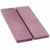 Purpleheart Wood - Handle Scale Set - (5.0 X 1.5 X 0.25) -Knife Kits Sales Shop purpleheart scl 515 1 1500
