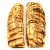 Sheep Horn - Knife Handle Scales - 5yrs Dried - (4.81 X 1.12 X .6) - (Set 316-541) -Knife Kits Sales Shop sheep scl 316 541 600