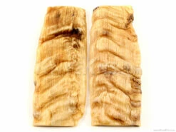 Sheep Horn - Knife Handle Scales - 5yrs Dried - (4.87 X 1.62 X .3) - (Set 316-739)
