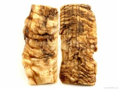 Sheep Horn - Knife Handle Scales - 5yrs Dried - (4.8 X 1.8 X .2) - (Set 316-77)