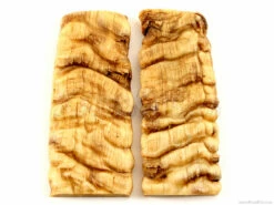 Sheep Horn - Knife Handle Scales - 5yrs Dried - (4.87 X 1.56 X .4) - (Set 316-855)